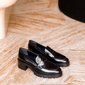 Rivecour 81 Chunky Black Loafers
